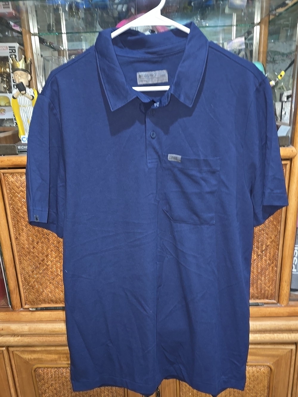 FIGS TECHNICAL PIQUE SCRUB POLO